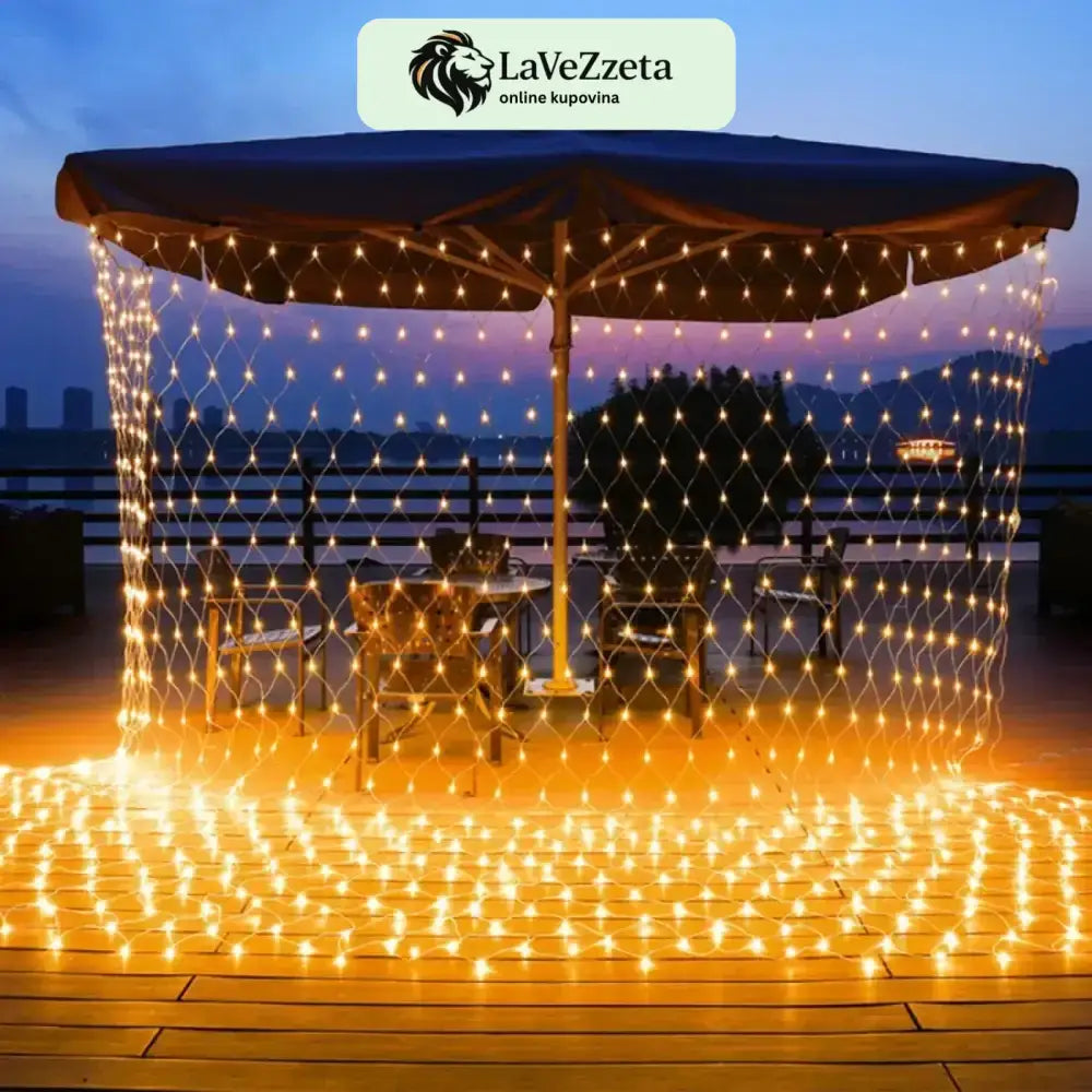 Led Lampice Mrea 3X2M