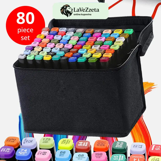 80-DELNI SET FLOMASTERA