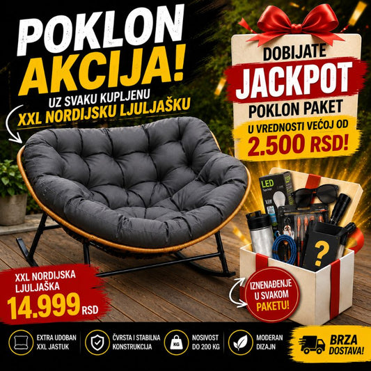 XXL NORDIJSKA LJULJAŠKA