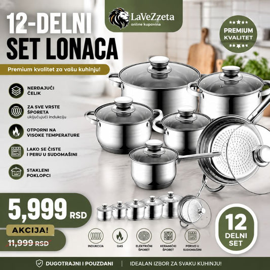 12-delni SET LONACA