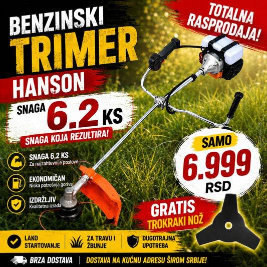 TRIMER BENZINSKI - 6,2KS HANSON