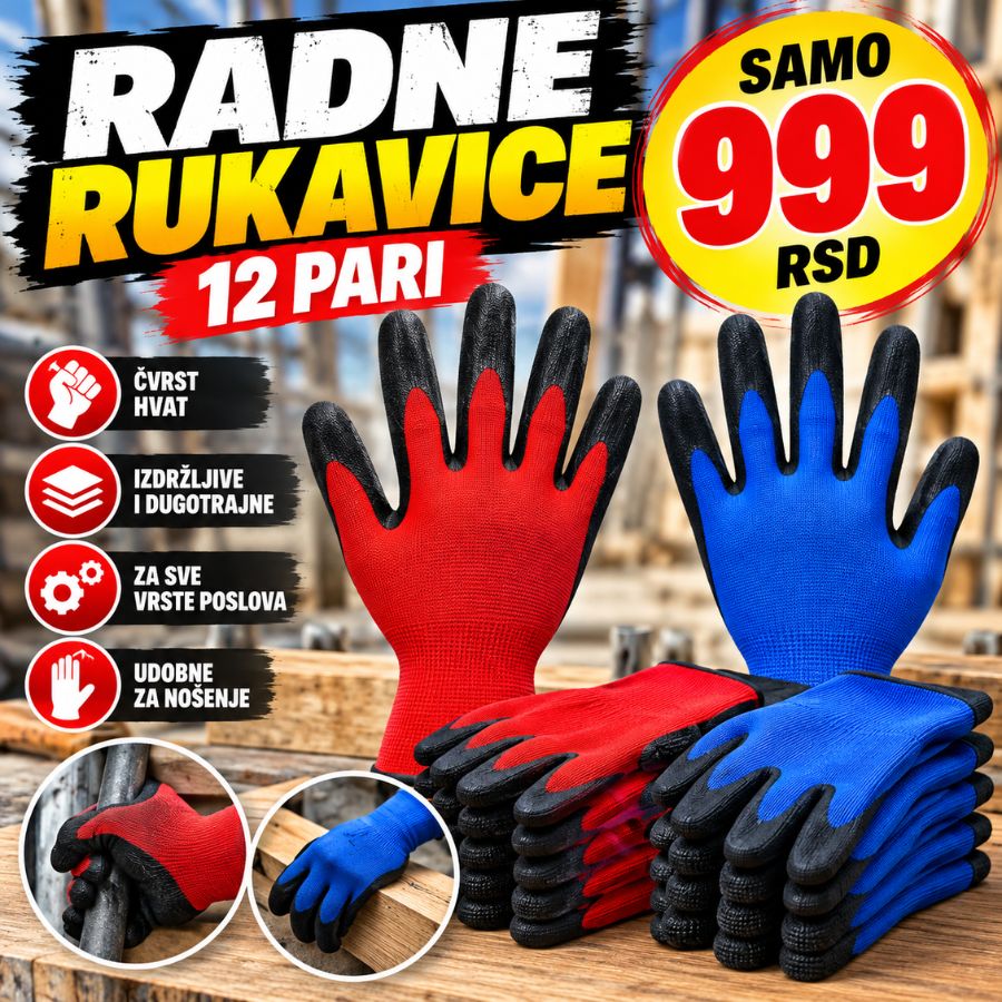RADNE RUKAVICE-12 pari