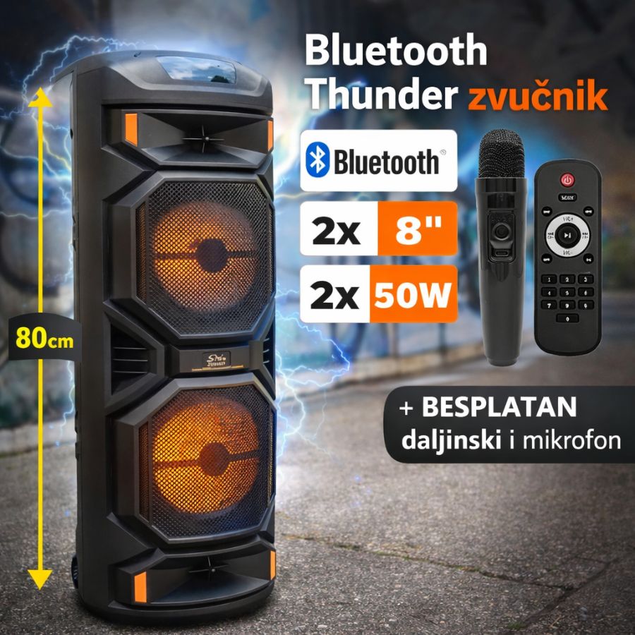 "THUNDER" BLUETOOTH ZVUČNIK