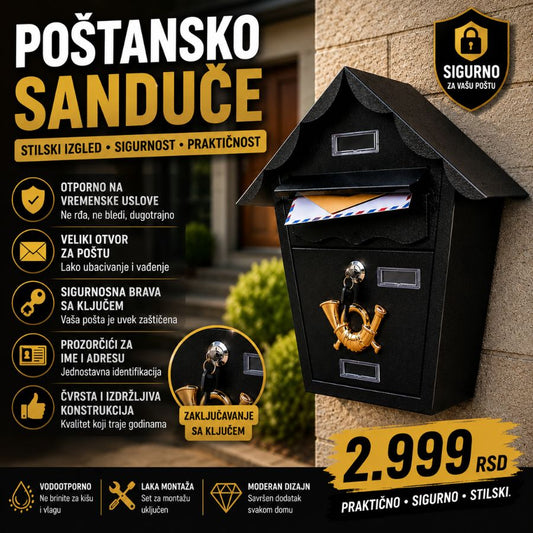 METALNO POŠTANSKO SANDUČE