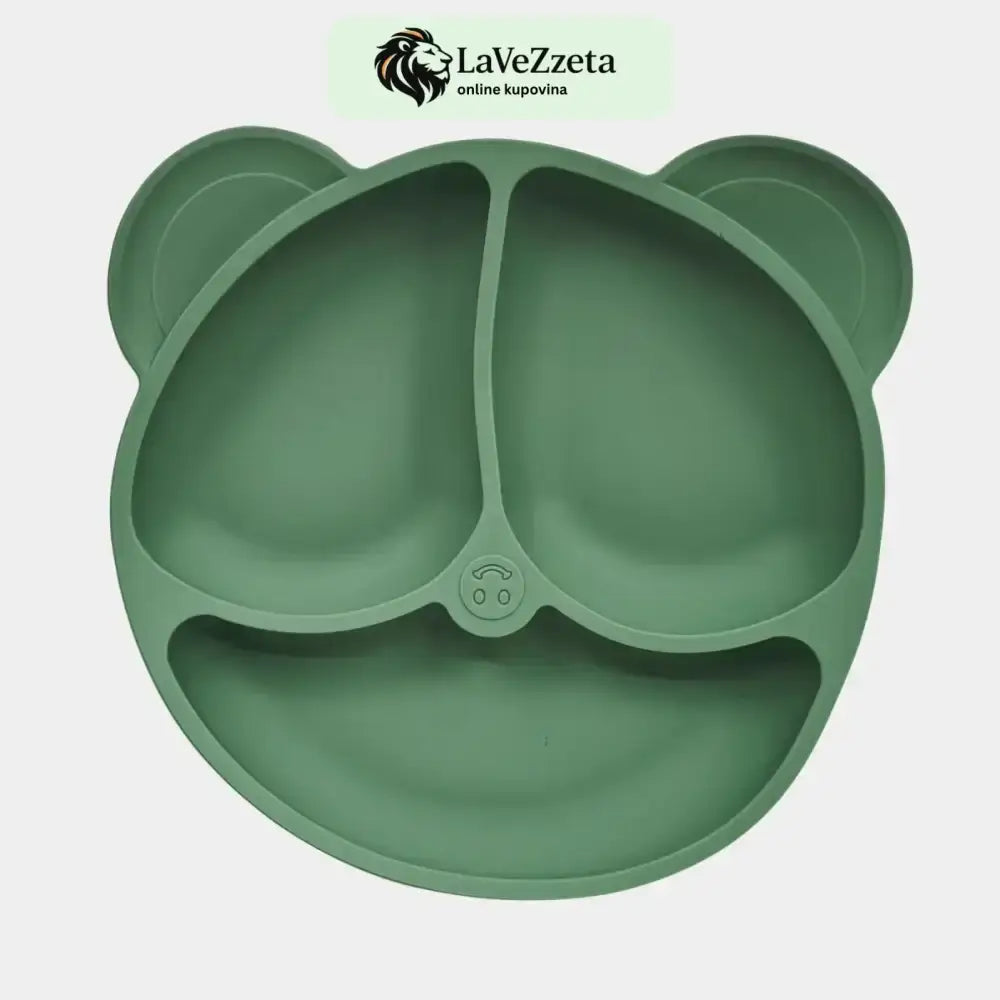 DEČIJI SILIKONSKI SET PRIBORA ZA JELO