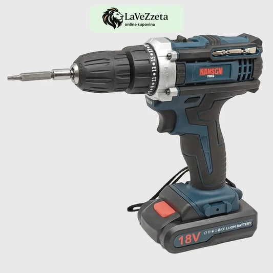 HANSON AKU BUŠILICA 18V + SET ALATA