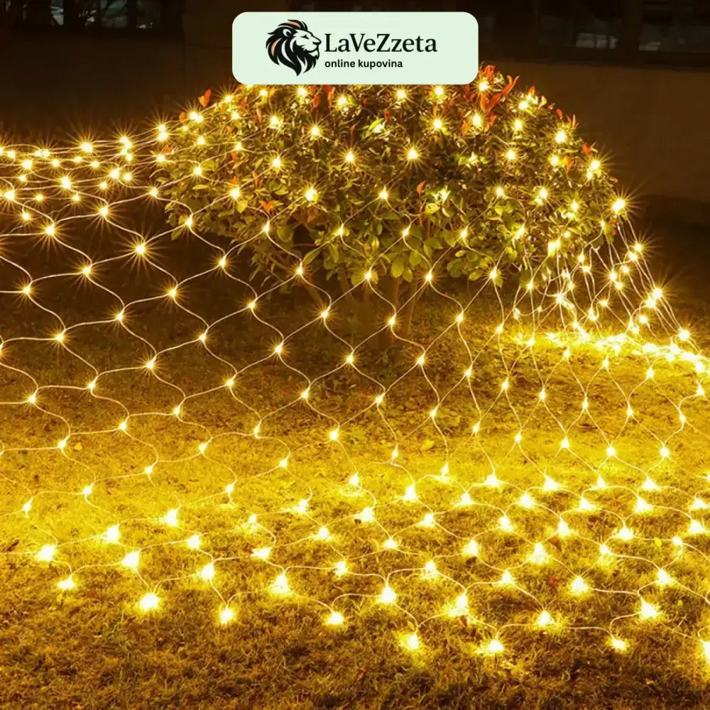 Led Lampice Mrea 3X2M