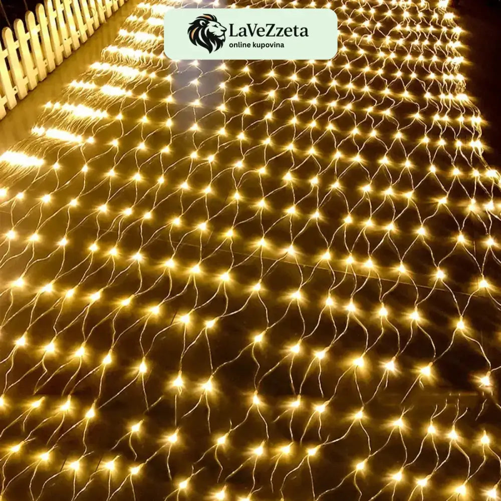 Led Lampice Mrea 3X2M