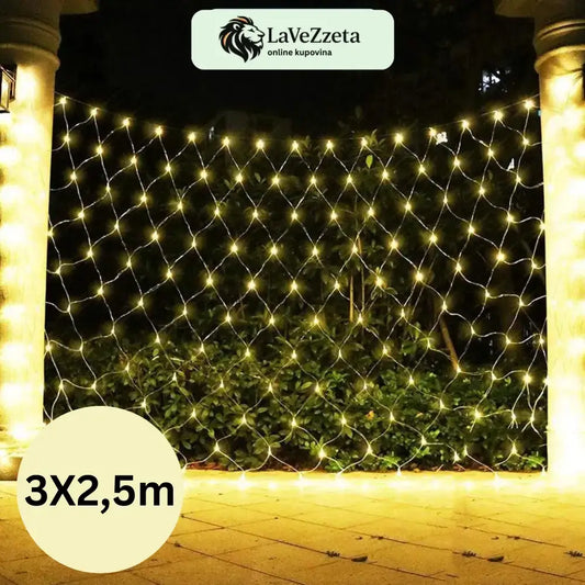 LED LAMPICE MREŽA 3x2,5m Lampice i sige