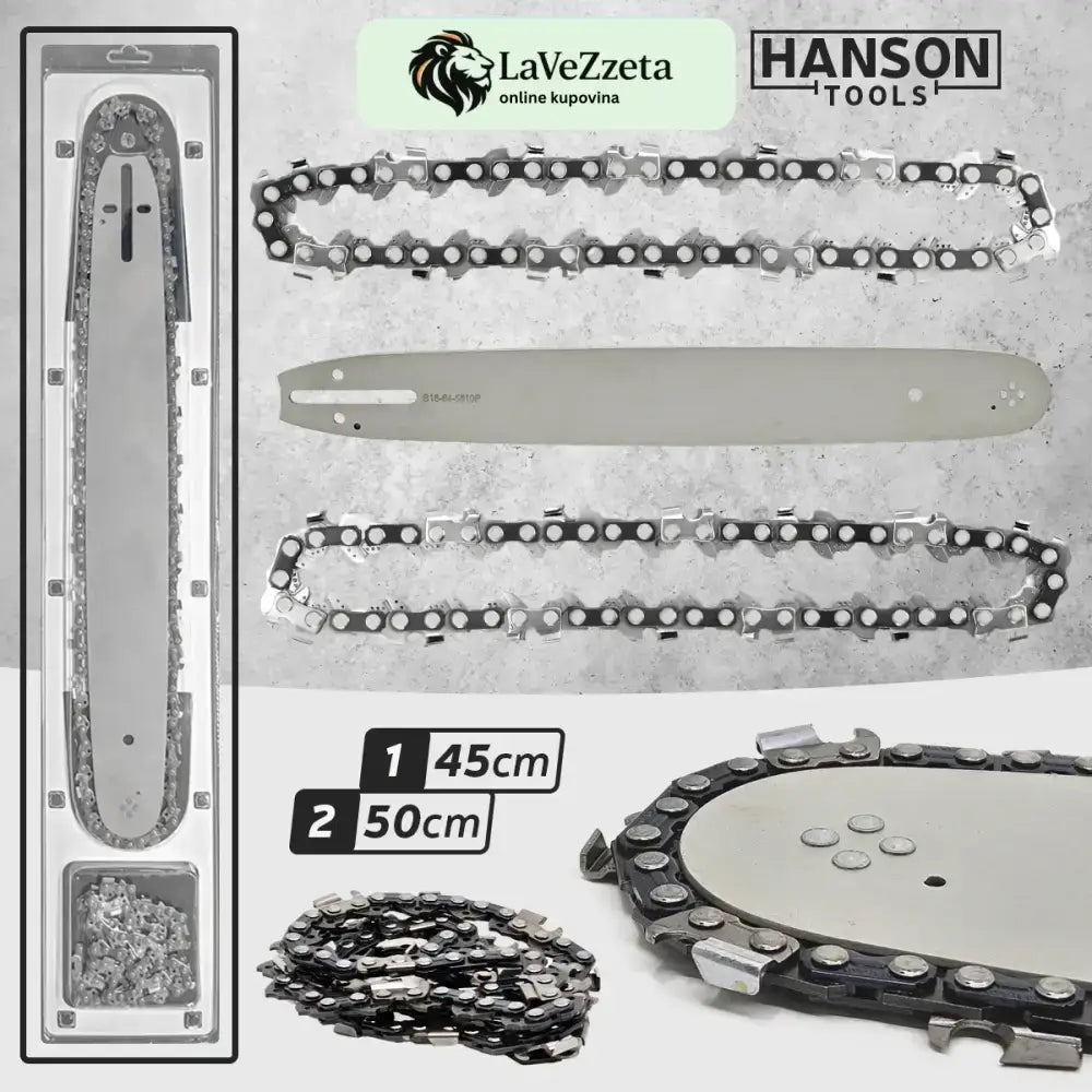 MAČ I LANAC ZA MOTORNU TESTERU-45 CM