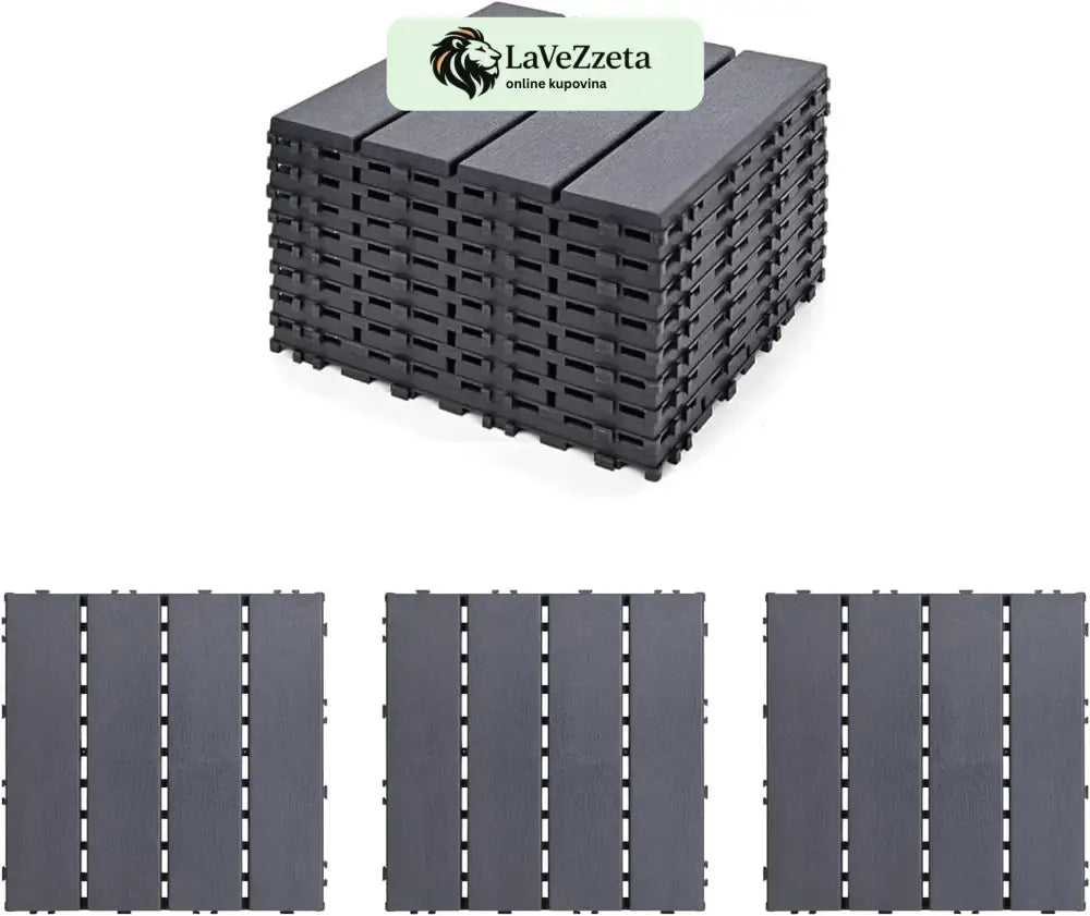 PLASTIČNE PODNE OBLOGE 30x30 cm-5 KOMADA