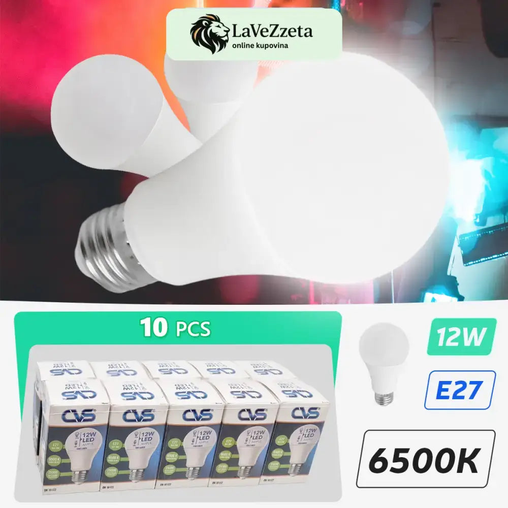 SET 10 KOM-LED SIJALICA 12 W