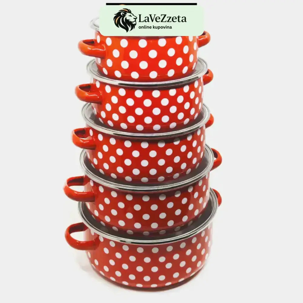 SET RETRO ŠERPI - 5 KOMADA