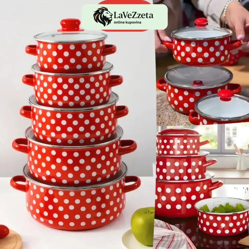 SET RETRO ŠERPI - 5 KOMADA sv