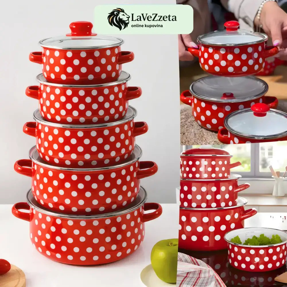SET RETRO ŠERPI - 5 KOMADA sv
