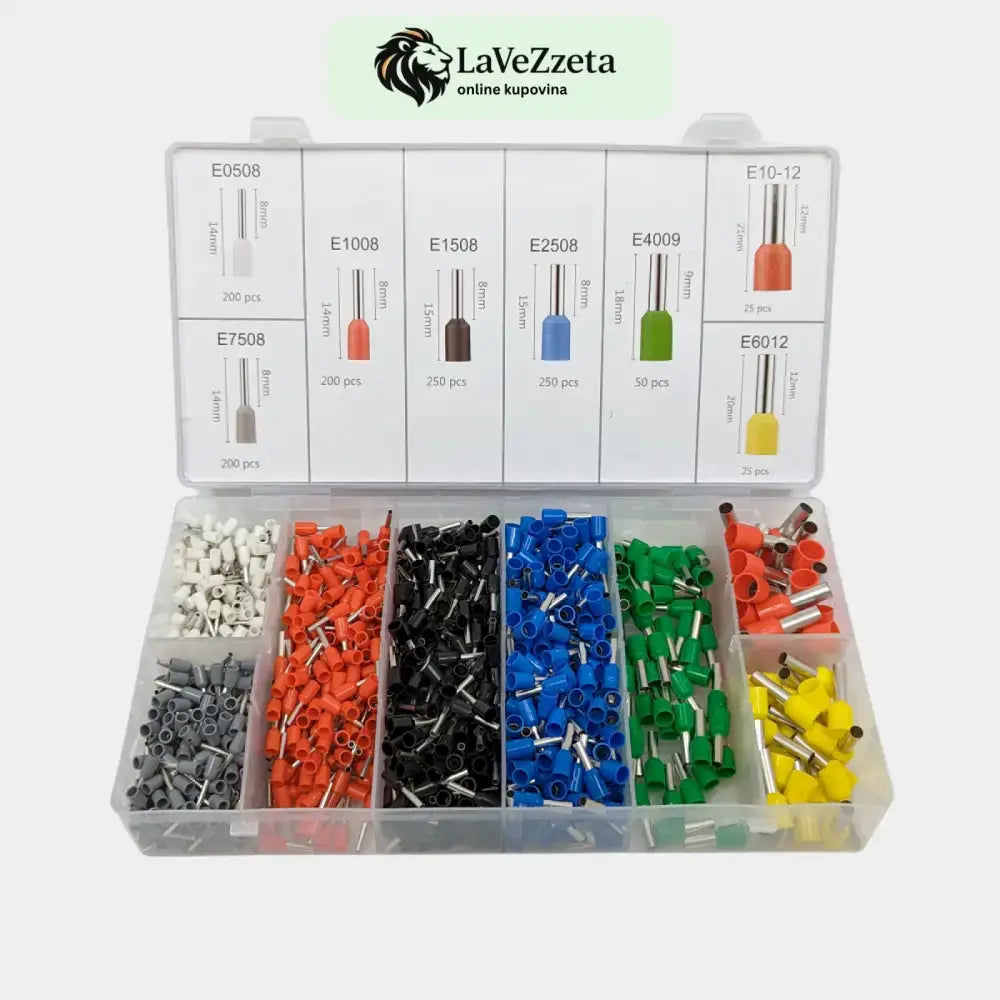 SET ZA KRIMPANJE: KLEŠTA + 1200 HIZNI