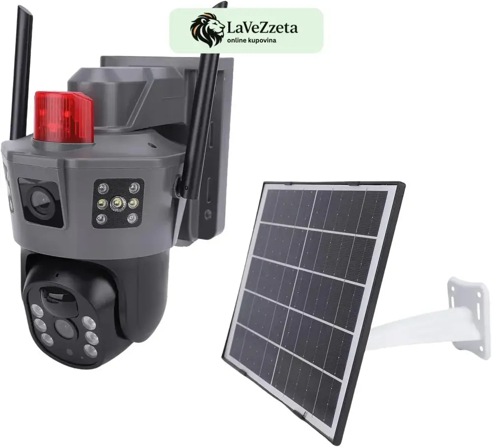 SOLARNA 4G KAMERA SA 4 SOČIVA