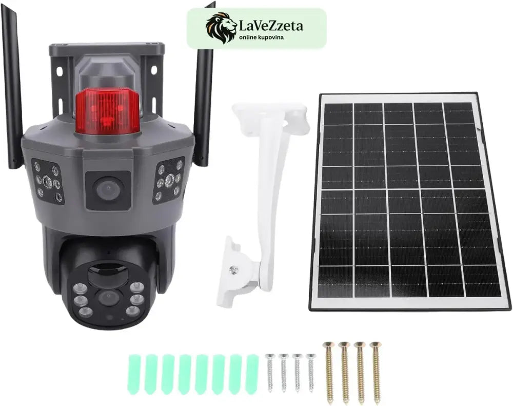 SOLARNA 4G KAMERA SA 4 SOČIVA