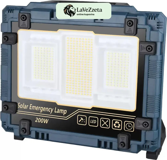 SOLARNA LAMPA I POWERBANK 200W