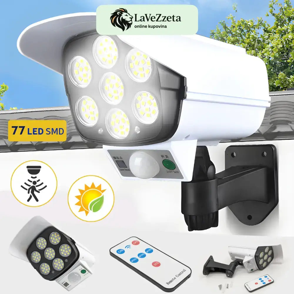 SOLARNA LAMPA/LAŽNA KAMERA NIGHT SHIELD