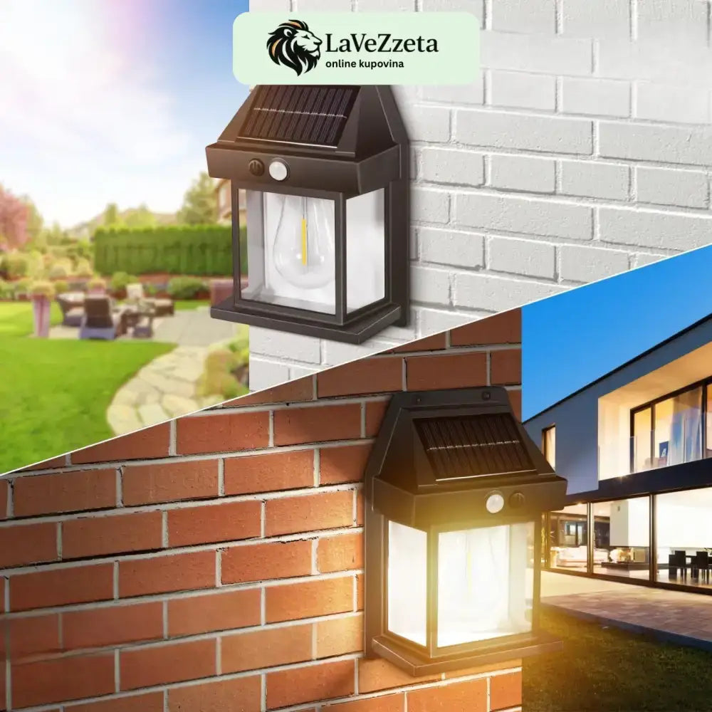 Solarna Zidna Lampa Palle- 2Kom