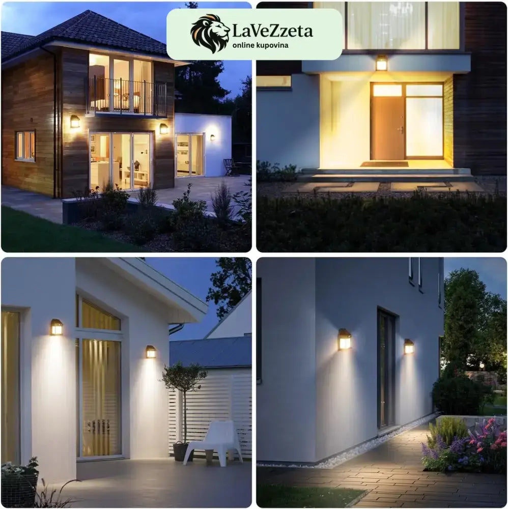 Solarna Zidna Lampa Palle- 2Kom