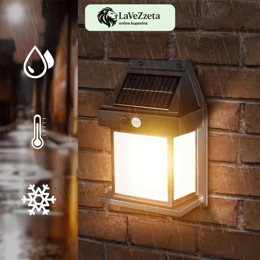 Solarna Zidna Lampa Palle- 2Kom