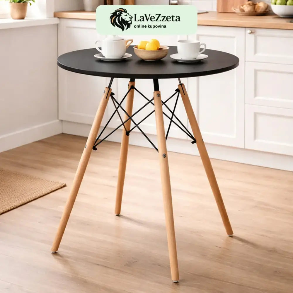 TRPEZARIJSKI STO 80 CM-ROTONDO